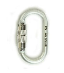 Карабін First Ascent Oval Аutolock, grey