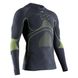 Термокофта X-Bionic Energy Accumulator 4.0 Men's Base Layer Long Sleeve Shirt, Charcoal/yellow, L, Для чоловіків, Кофти, Синтетична, Для активного відпочинку, Італія, Швейцарія