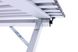Стіл Tramp з алюмінієвою стільницею 120х60х70см, silver, Столи для пікніка