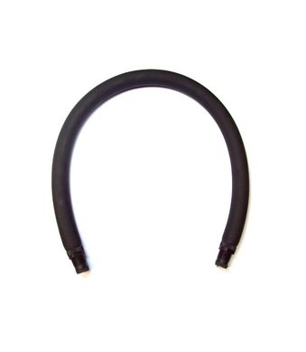 Латексная кольцевая черная тяга Sargan 16 мм/35 см, black, Тяги и зацепы, Желуди
