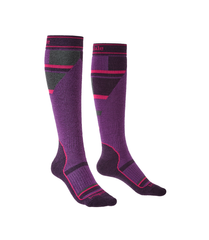 Шкарпетки Bridgedale Ski Mountain Over Calf Junior (M. P.), Purple/grey, M, Для дітей та підлітків, Гірськолижні, Комбіновані, Великобританія, Великобританія
