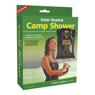 Похідний душ Coghlans Solar Heated Camp Shower, black, Душ, Україна
