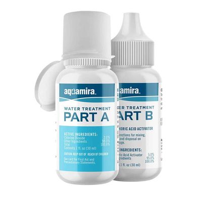 Знезаражуючі краплі Aquamira Water Treatment Drops 30ml, Transparent, Антибактеріальні, Знезаражуючий препарат