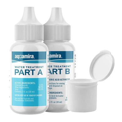 Знезаражуючі краплі Aquamira Water Treatment Drops 30ml, Transparent, Антибактеріальні, Знезаражуючий препарат
