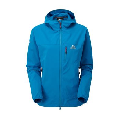 Куртка Mountain Equipment Echo Hooded Women's Jacket, lagoon blue, Софтшелові, Для жінок, 12, Без мембрани, Китай, Великобританія