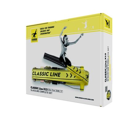 Слэклайн Gibbon Slacklines Classic Line X13, yellow