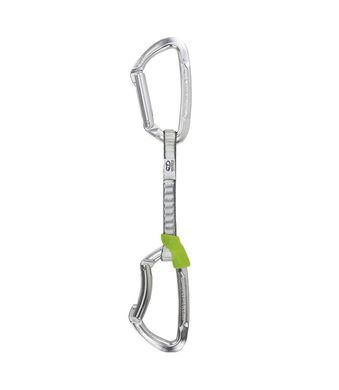 Оттяжка с карабинами Climbing Technology Lime Set DY 17 cm Silver, silver