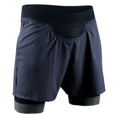 Термошорти X-Bionic Effektor 4D Men's Running Streamlite 2-in-1 Shorts, opal black, L, Для чоловіків, Шорти, Синтетична, Для активного відпочинку, Італія, Швейцарія