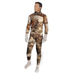 Охотничий гидрокостюм Omer Camu 3D Compressed (7мм) jacket+pants, Omer 3D Camu, 7, Для мужчин, Мокрый, Для подводной охоты, Длинный, 3