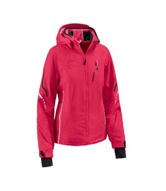 Горнолыжная куртка Maier Sports Laura, Black/rose red, Куртки, 38, Для женщин