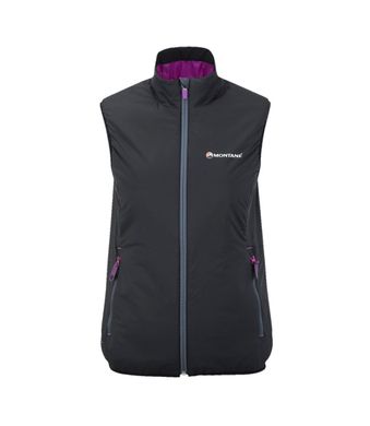 Безрукавка Montane Female Glacier Vest, black, S, Для жінок, Primaloft