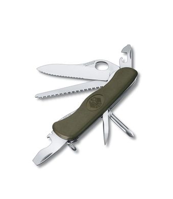 Ніж складаний Victorinox Military 0.8461.MW4DE, green, Швейцарський ніж