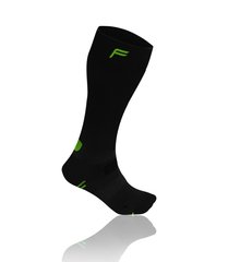 Шкарпетки F-Lite (F-Lite (Fuse)) SKI SA 400, black/green, 47-49, Універсальні, Гірськолижні, Синтетичні