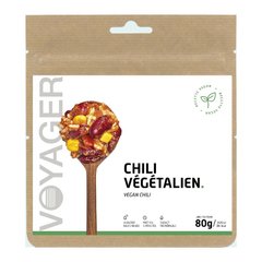 Сублімованна їжа Voyager Vegetarian Chile 80 г (Чілі вегетаріанське), brown, Вегетаріанські