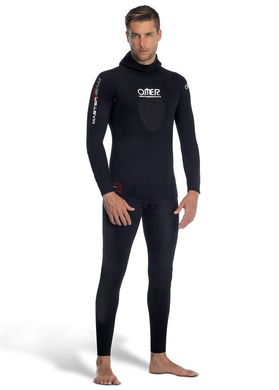 Мисливський гідрокостюм Omer MASTER TEAM (7мм) wetsuit long john, black, 7, Для чоловіків, Мокрий, Для підводного полювання, Довгий, 3