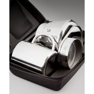 Кавоварка GSI Outdoors Mini Espresso Set 4 Cup, silver, Кавоварки, Нержавіюча сталь