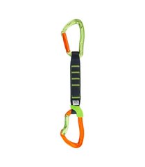 Відтяжка з карабінами Climbing Technology Nimble Pro Set NY 17 cm, orange/green