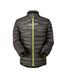Куртка пухова Montane Nitro Jacket, Steel/vivid green lining, Пухові, Для чоловіків, XL, Без мембрани