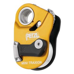 Блок-ролик с зажимом Petzl Mini Traxion, yellow, Блок-зажим, Франция, Франция