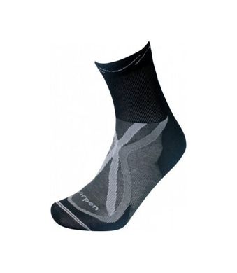 Шкарпетки Lorpen XTRU Trail Running Ultralight, grey, 43-46, Універсальні, Бігові, Синтетичні