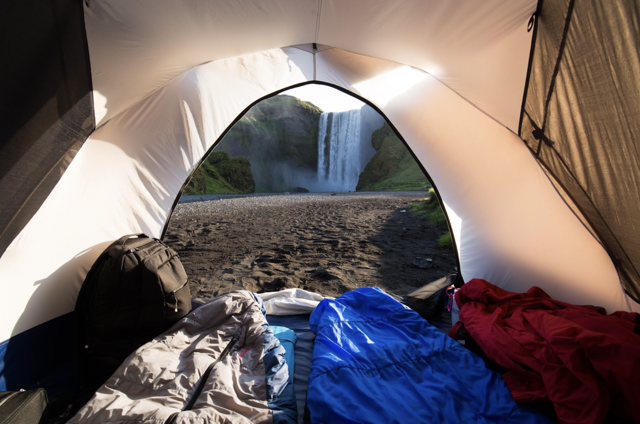 Сон в палатке