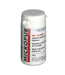 Обеззараживающий порошок для воды Katadyn Micropur Forte MF 10'000P, white, Вирусные, Фильтр для воды, Индивидуальные