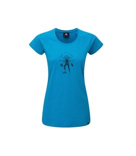 Футболка Mountain Equipment Goddess Women's Tee, Digital blue, Для жінок, 12, Футболки, Китай, Великобританія