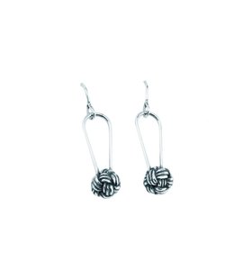 Сережки Rock Empire Antiqued Silver Rope Knots, silver, Чехія, Чехія