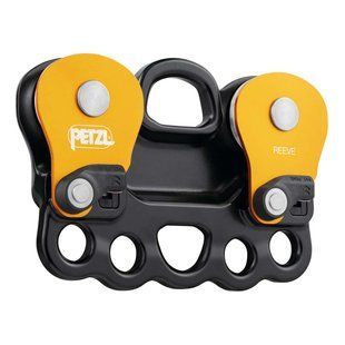 Блок-ролик транспортный Petzl REEVE, orange, Блок-зажим, Двойной, Комбинированные, Франция, Франция