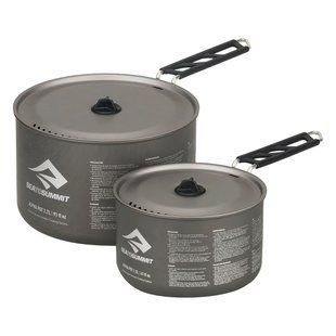 Набор посуды Sea To Summit Alpha Pot Set 2.0, grey, Наборы посуды, Анодированный алюминий, Киев, Харьков, Одесса, Днепр, Запорожье, Львов, Кривой Рог, Винница, Полтава, Чернигов, Черкассы, Сумы, Хмельницкий, Черновцы, Ровно