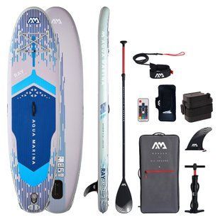 Надувная SUP доска с подсветкой Aqua Marina RAY iSUP 11'0" w/Ambient Light System, silver, SUP, Универсальные, Киев, Харьков, Одесса, Днепр, Запорожье, Львов, Кривой Рог, Винница, Полтава, Чернигов, Черкассы, Сумы, Хмельницкий, Черновцы, Ровно, Китай, Китай