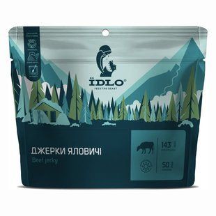 Сухий продукт ЇDLO Джерки яловичі, blue, Снэки, Украина, Украина