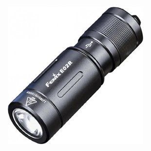 Фонарь ручной Fenix E02R, black, Ручные