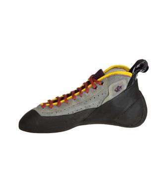 Скальные туфли Evolv Astroman, grey, Согнутая, Шнурки, 7, Скальники, Для взрослых, США, США