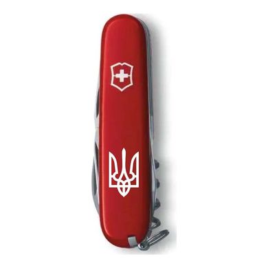 Ніж складаний Victorinox Camper Ukraine 1.3613_T0010u, black, Швейцарський ніж