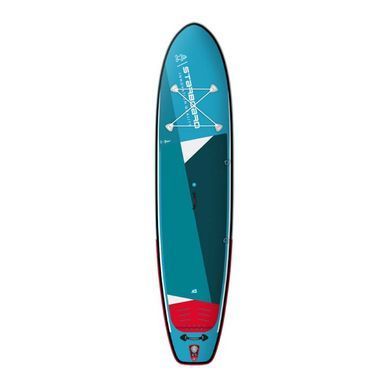 Надувна SUP дошка Starboard Inflatable 11&rsquo;2&rdquo; x 31+&rdquo; x 5.5&rdquo; iGO Zen SC with Paddle 2021/2022, blue/green, Універсальні, Надувні, Київ, Харків, Одеса, Днiпро, Запоріжжя, Львів, Кривий Ріг, Вінниця, Полтава, Чернігів, Черкаси, Суми, Хмельницький, Чернівці, Рівне