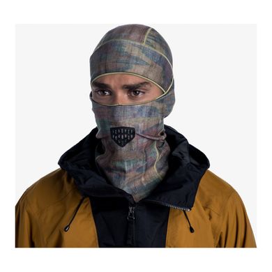 Балаклава Buff Thermonet Hinged Balaclava Bosky Moss Green, bosky moss green, One size, Унисекс, Балаклавы