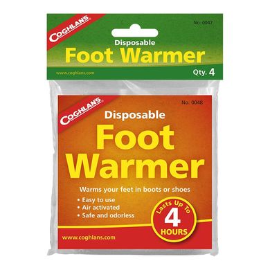 Грелка химическая для ног Coghlans Foot Warmers 4 Pack, white
