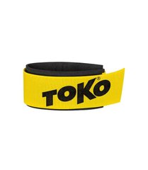 Липучка-стяжка ToKo Ski Clip Jump Freeride, black/yellow, Липучка