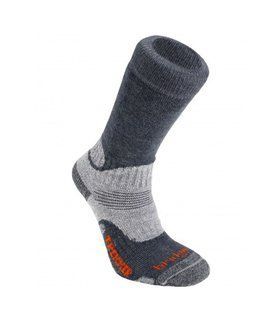 Носки Bridgedale WoolFusion&reg; Trekker CuPED, Gunmetal, S, Для мужчин, Трекинговые, Комбинированные, Великобритания, Великобритания