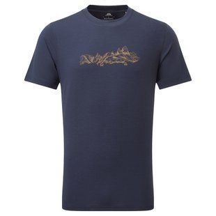 Футболка Mountain Equipment Groundup Skyline Men's Tee Cosmos, Cosmos, Для чоловіків, S, Футболки, Великобританія
