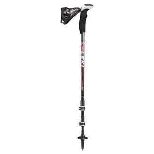 Трекінгові палиці Leki Albula Lite V SpeedLock 2 100-135cm, black/silver/red, Для дорослих, Трисекційні, Алюмінієвий сплав, Для трекінгу