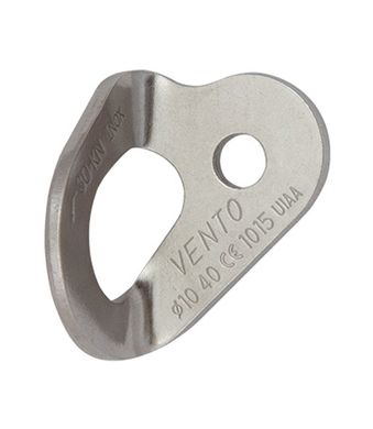Шлямбурное ухо Венто 10mm нержавеющая сталь, silver