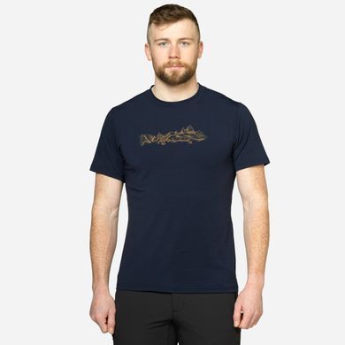 Футболка Mountain Equipment Groundup Skyline Men's Tee Cosmos, Cosmos, Для мужчин, S, Футболки, Великобритания