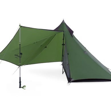 Намет Naturehike Pyramid I NH17T030-L, dark green, Намети, Для походів: піших та гірських, 1600, Одномісні, З тамбуром, 1, 2000, 2000, Алюміній, Київ, Харків, Одеса, Днiпро, Запоріжжя, Львів, Кривий Ріг, Вінниця, Полтава, Чернігів, Черкаси, Суми, Хмельницький, Чернівці, Рівне