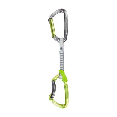 Відтяжка з карабінами Climbing Technology Lime Set DY 17 cm, grey/green