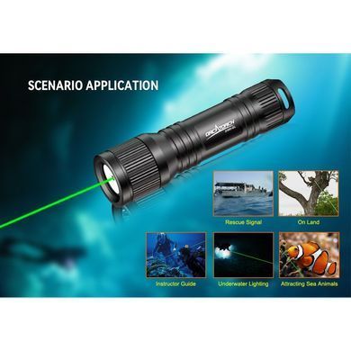 Підводний лазер OrcaTorch D560-GL Pack, black, Ліхтарі