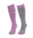 Шкарпетки дитячі Lorpen S2KN Kids Merino Ski Sock-2 Pасk, Orchid/grey, 39-42, Для дітей та підлітків, Гірськолижні, Комбіновані