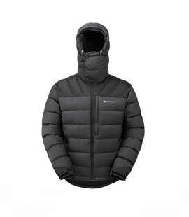 Куртка пухова Montane Pole Star Jacket, Black/steel lining, Пухові, Для чоловіків, S, Без мембрани