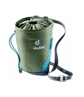 Мішечок для магнезії Deuter Gravity Chalk Bag II L, Khaki/Navy, Магнезниця, В'єтнам, Німеччина